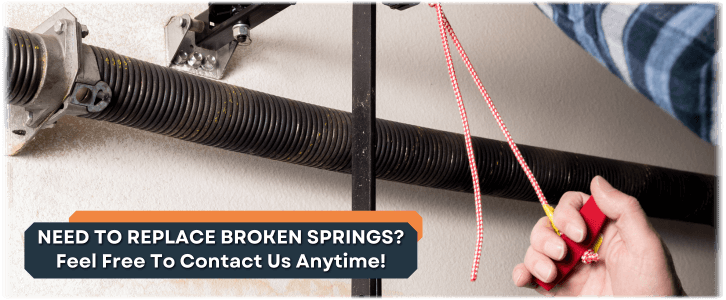 Broken Garage Door Spring Simpsonville SC